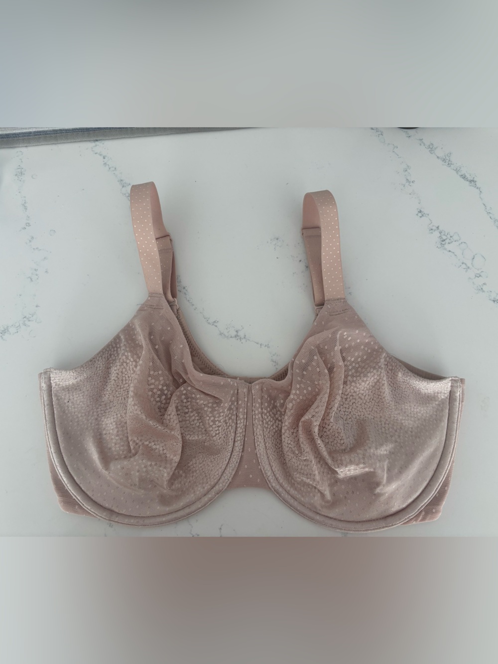 Wacoal Back Appeal Underwire Bra Nude Beige Size 36G / 36DDDD Like New